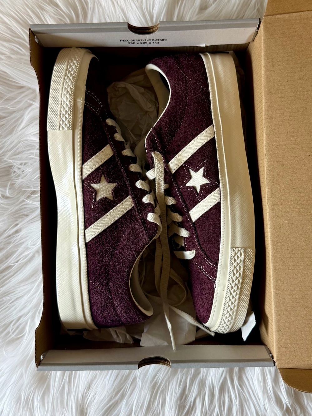 Converse CONS One Star Academy Pro OX Suede Sneakers – Bloodstone/Egret/Egret